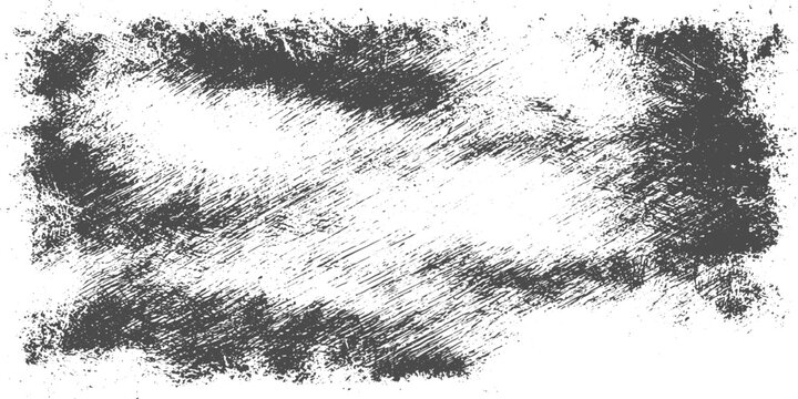 Black and White Scratched Grunge Texture with Old Film Effect, Distressed Retro Paper and Cracked Overlay Background.