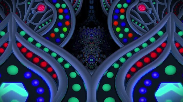 Psychedelic Lion Mask 02