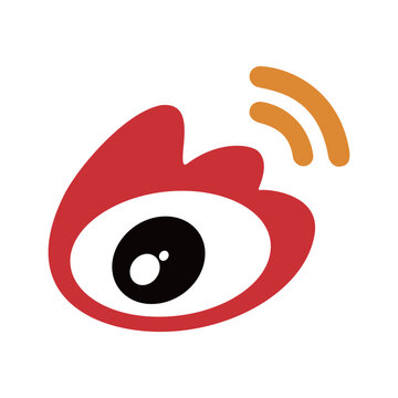 Weibo icon set, Isolated logo