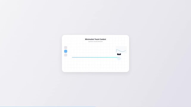 Neumorphic UI Slider Animation - Motion Graphics for Technology & Design
