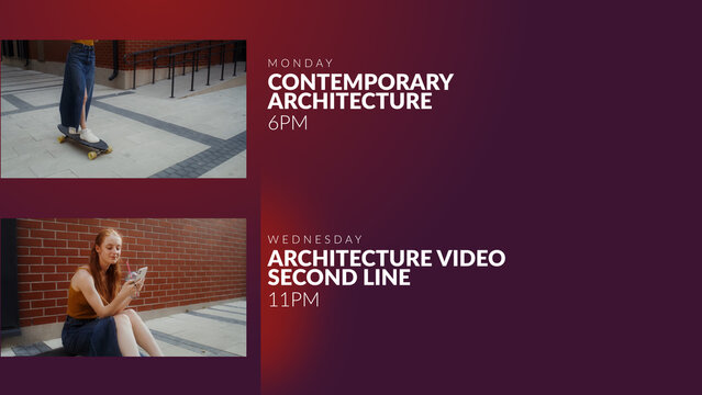 Minimal Broadcast Package Time Schedule X2 &ndash; Clean Motion Graphics Toolkit with Titles, Lower Thirds, Logo, Transitions and Promo Elements for TV and Media