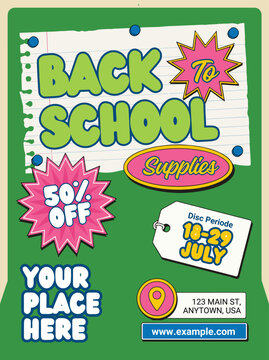 Back to School Flyer Template