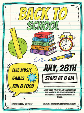 Back to School Flyer Template