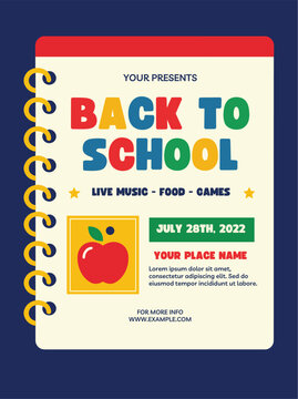 Back to School Flyer Template
