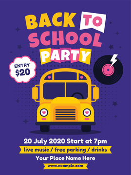 Back to School Flyer Template
