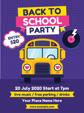Back to School Flyer Template
