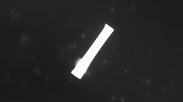 High magnification microscopic image of rectangular object