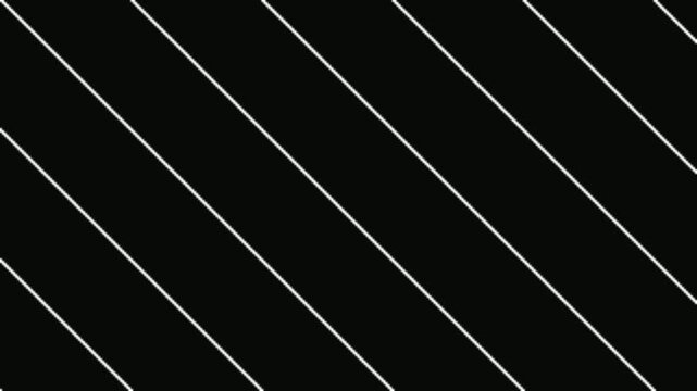 Abstract black background with diagonal white lines creating a dynamic pattern and sense of movement.