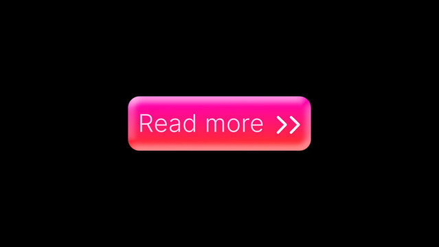 Read More CTA Animation &ndash; Neon Pink Gradient Call to Action Button with Double Arrow Icon and Soft Glow Effects for Websites, Blogs and Marketing Campaigns