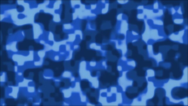Blue and light blue abstract camouflage pattern on blurred fields. Creative blue and light blue abstract camouflage pattern for text backgrounds. Unique blue pattern.