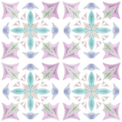 Fototapeta premium ИллюстраDecorative seamless pattern. A pattern of tilesция без названия