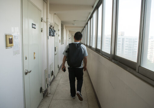 North korean defector joseph park coming back nine years after in yangcheong, National capital area, Seoul, South korea