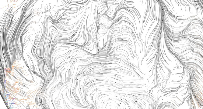 Detailed abstract flowing lines creating an organic pattern, suggesting movement and depth.