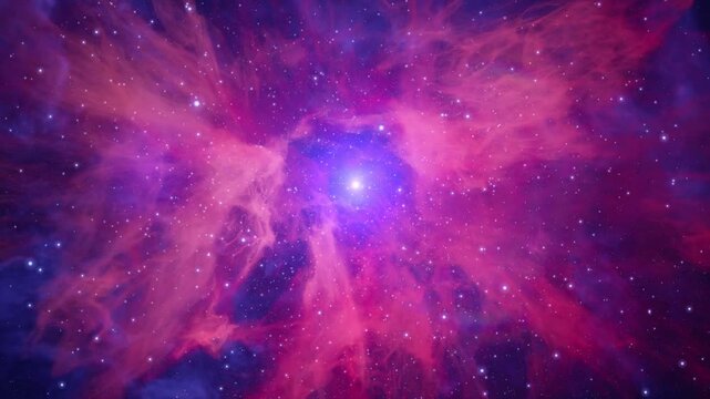 Journey Through Vibrant Nebulae and Star Fields
