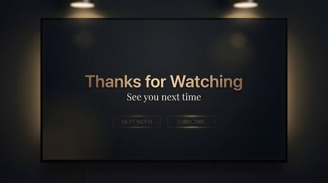 Thanks for watching screen