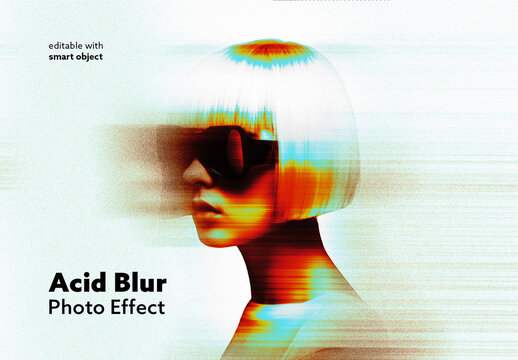 Acid Blur Photo Effect