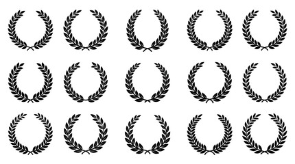 Collection of various laurel wreath designs. © Abhinaya Project