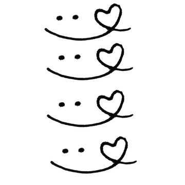 Cute Smiley Face Doodle with Heart Smile &ndash; Hand Drawn Happy Emoji Vector