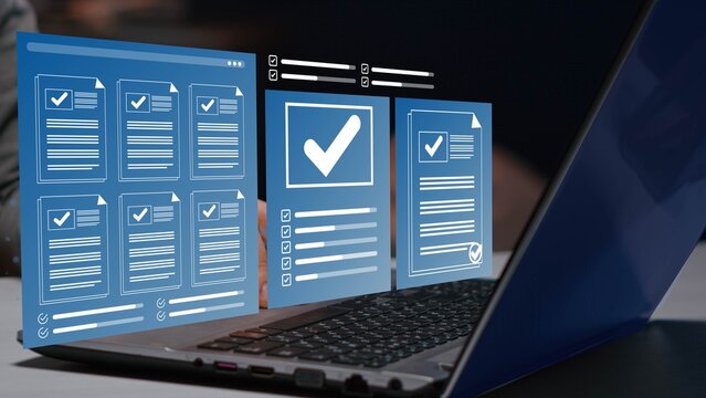 Digital checklist system for document approval, workflow management and quality control
