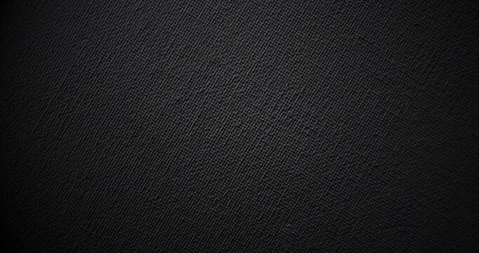 Dark teal fabric surface with tight fine weave pattern. Smooth continuous rotation reveals subtle shifts in light and shadow across the textile texture, perfect for backgrounds.