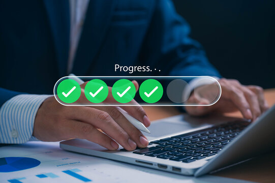 Project Progress Tracking for Enterprise Workflow Management, Task Completion Checklist, Business Productivity Reporting, Process Control, and Digital Operations Performance Optimization