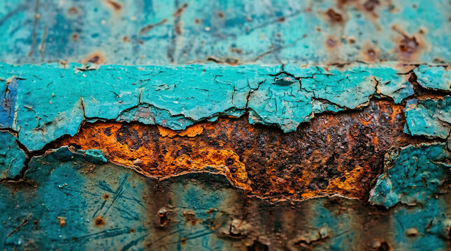 Turquoise Rust Texture