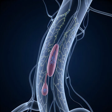 Aneurysm, blood vessel, artery, vascular, medical illustration