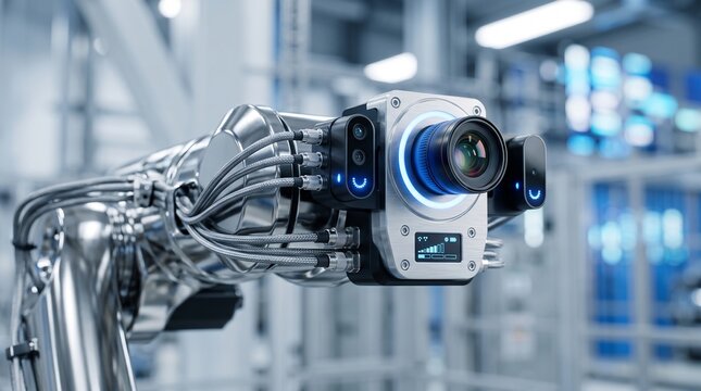 Advanced Machine Vision Camera System on Robotic Arm