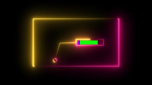 4K futuristic HUD callout rectangle text box animation with clean UI design, ideal for technology presentations, data visualization, user interface overlays, and modern digital video