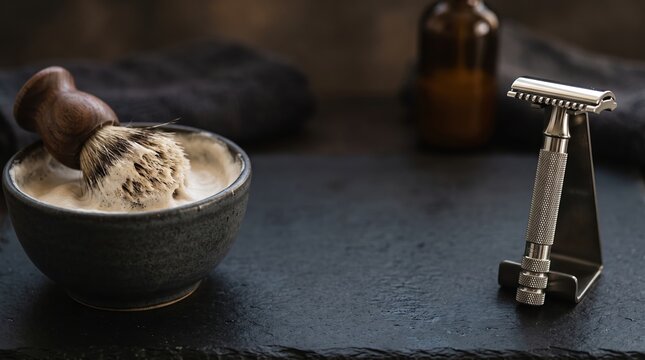 Classic Wet Shaving Tools and Lather for Men