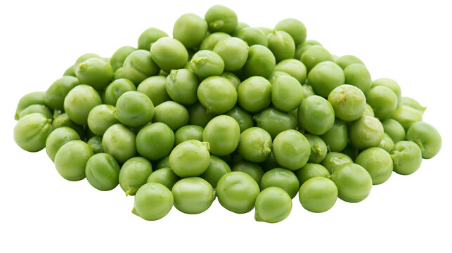 Pile of fresh green peas