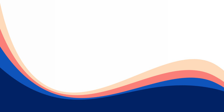 business banner abstract wave background