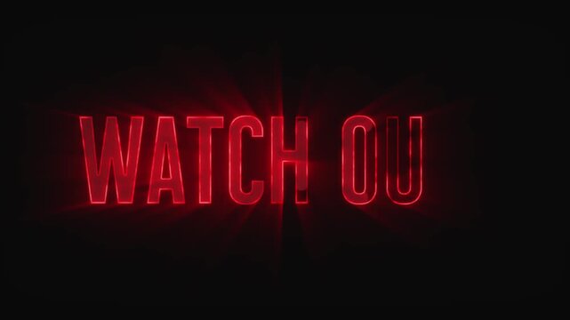 Watchout Warning Message Reveal Fx Intro
Animation of a watch out message background revealing with smoke and shine effect