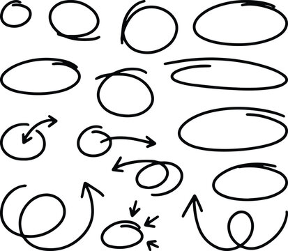 Hand Drawn Coffee Cups and Coffee Beans Vector Set with Doodle Style Speech Bubbles and Sketch Illustration Collection