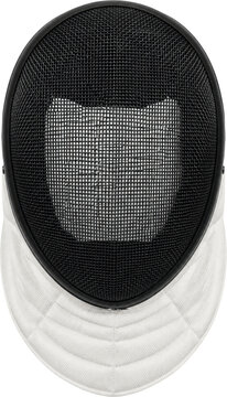 Professional Fencing Mask isolated on transparent background