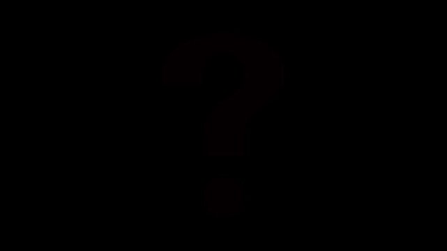 Clean and modern question mark icon representing FAQ, help, support, inquiry, uncertainty, customer service, and information. Minimal design isolated perfect for websites, mobile apps, UI/UX, presenta