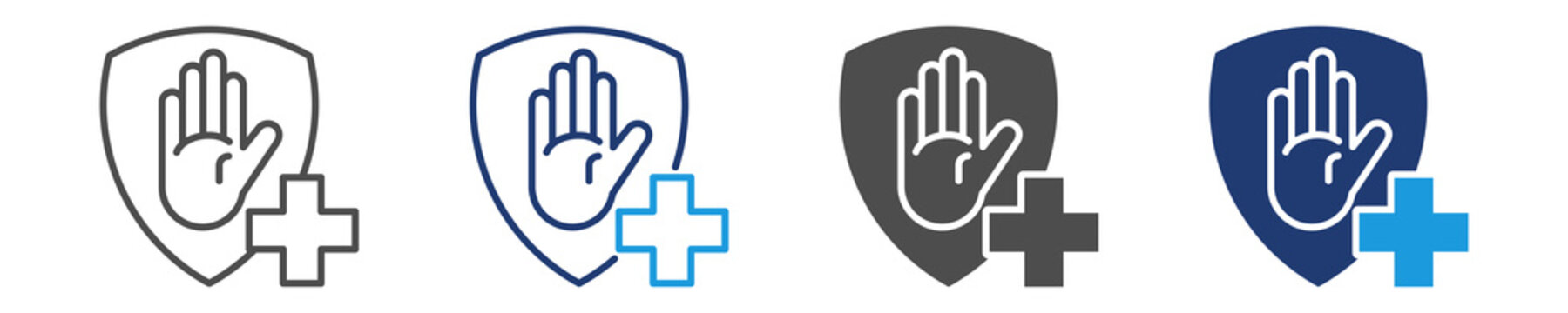 prevention multi purpose icon set