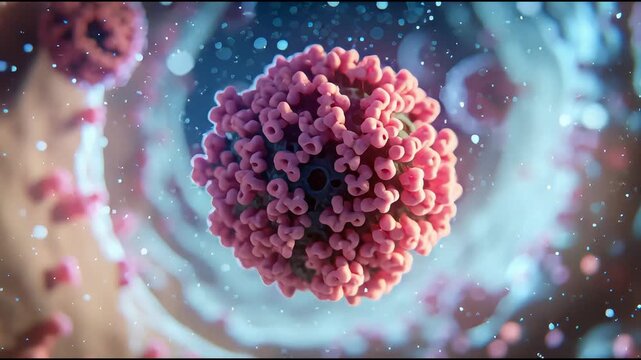 human tissue affected by hantavirus
