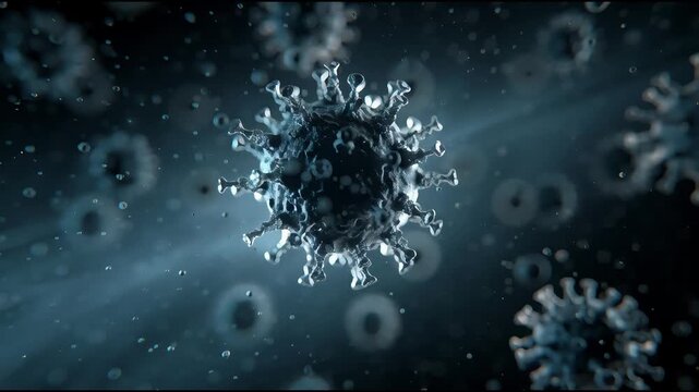 Hanta virus with a dark, eerie atmosphere.
