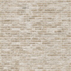 Fototapeta premium Light brick wall texture with subtle neutral tones, architectural surface design, modern construction background. SEAMLESS PATTERN