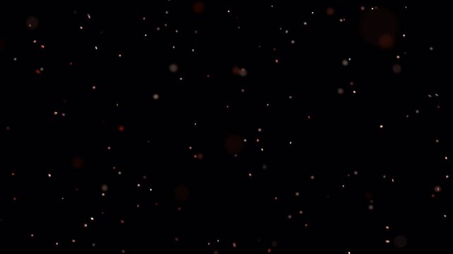 Coal ash flying particles embers fire sparks dust with alpha channel suitable for overlays, vfx, energy concepts, or atmospheric effects.