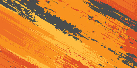 Sublimation jersey design vector brush modern grunge camouflage background paint splash splashes bold stripes brush orange stripes abstract. eps 10 © AINUNNAJIB