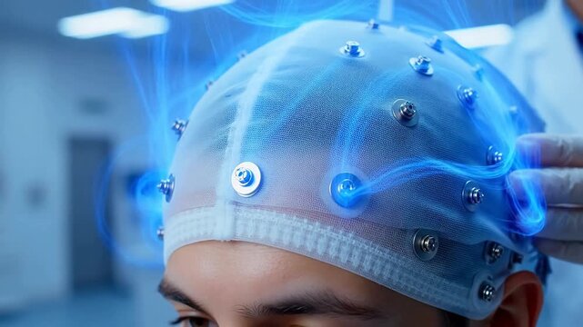 Neural Capture: Dry EEG Headset Placement and Brain Activity Visualization