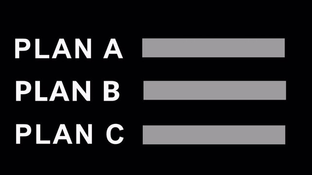 3 plans  animation ,plan 1 plan 2 plan 3 animation in transparent background  in 4K animation with alpha channel 3 plans animation.