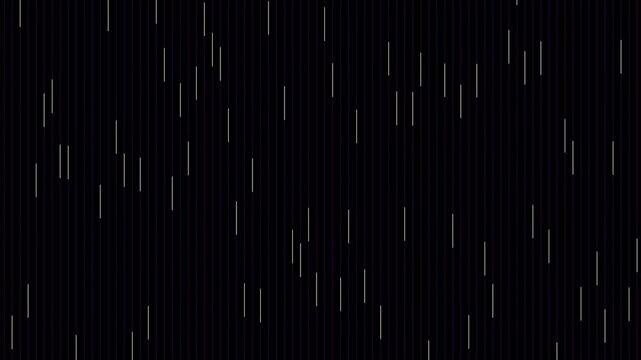 Abstract dark background with vertical lines and scattered dots, representing data or digital noise.
