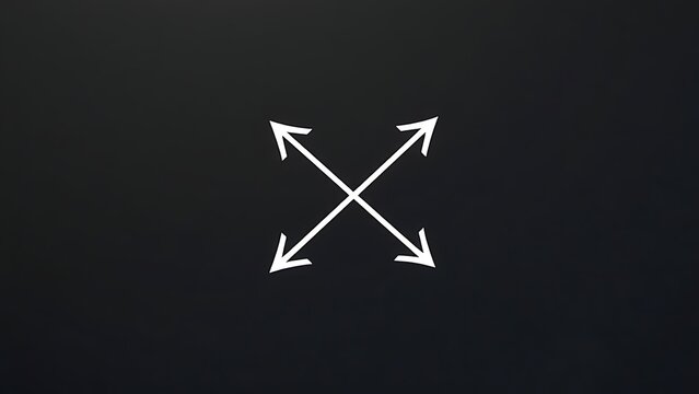 Two parallel arrow lines, one sharply changing direction to block the other.