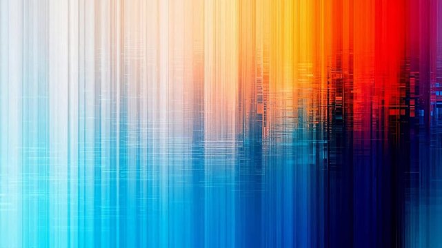 Colorful abstract vertical lines