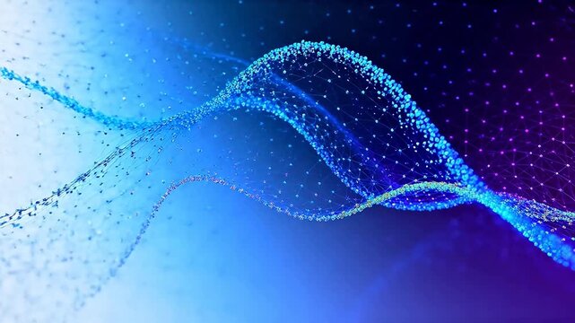 Abstract digital wave pattern