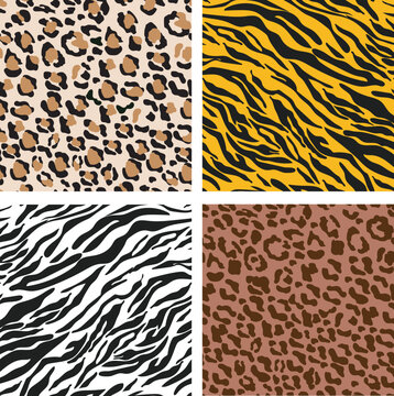 seamless leopard skin pattern