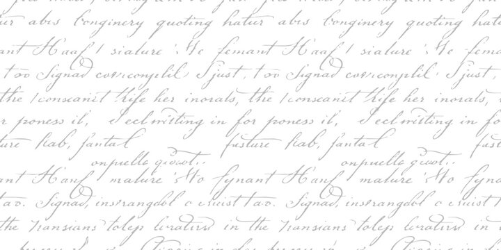 Old vintage handwritten script letter texture with cursive ink calligraphy style pattern on a paper surface